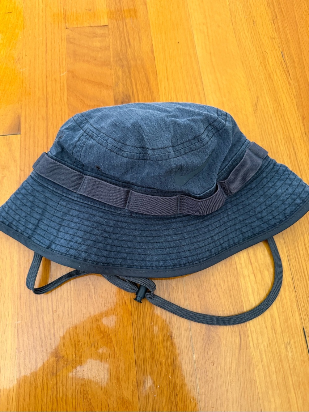 Nike Dark Gray Bucket Hat with Chin Strap